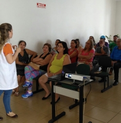 Grupo Saúde em dia participa de palestra sobre alimentação