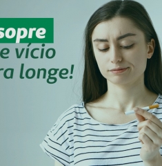 Assopre este vício para longe! 